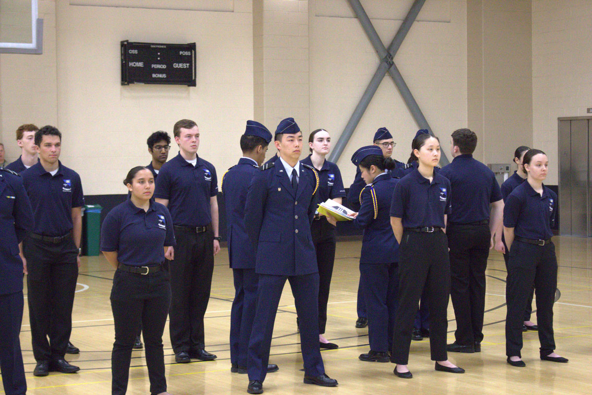 Airforce Cadet Inspection