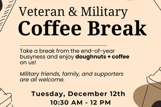 Veteran & Military Coffee Break Flyer