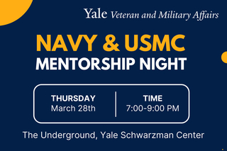Navy and USMC Mentorship Night Flyer