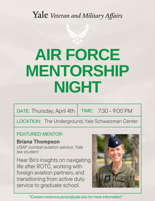 Air Force Mentorship Night Flyer